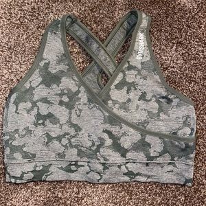 Gymshark adapt camo seamless sports bra